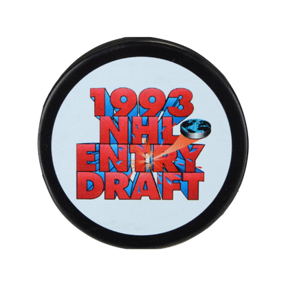 Unsigned 1993 NHL Draft Logo Hockey Puck