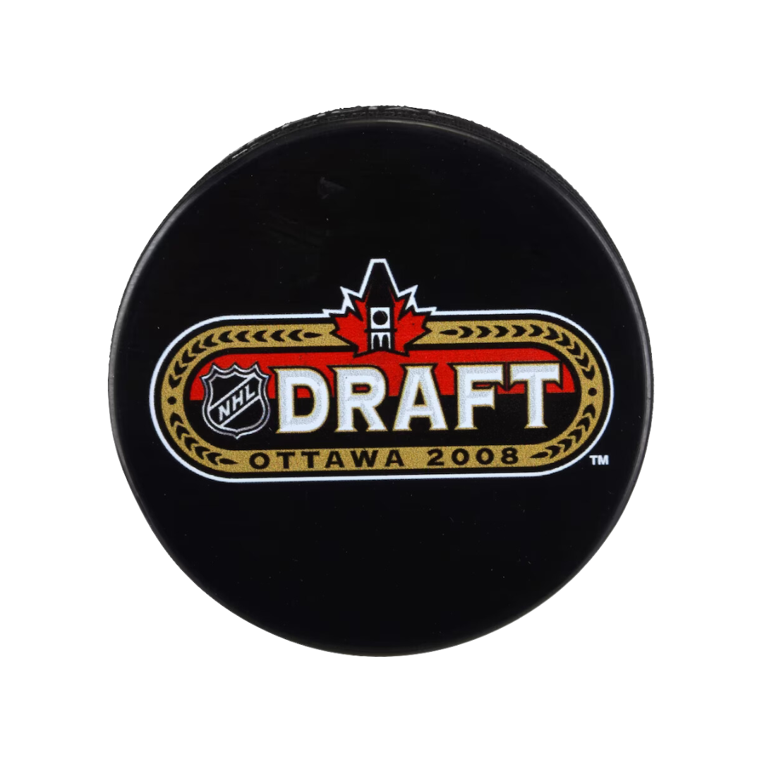 Unsigned 2008 NHL Draft Logo Hockey Puck