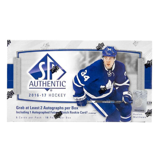 2016-17 Upper Deck SP Authentic Hockey Hobby Box