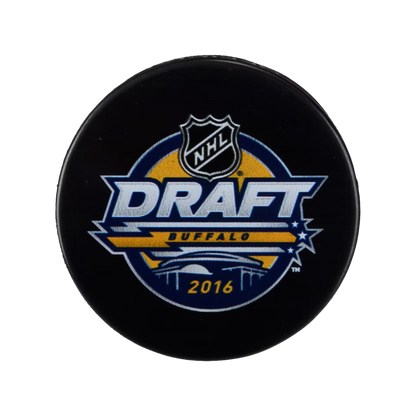 Unsigned 2016 NHL Draft Logo Hockey Puck