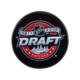 Unsigned 2017 NHL Draft Logo Hockey Puck