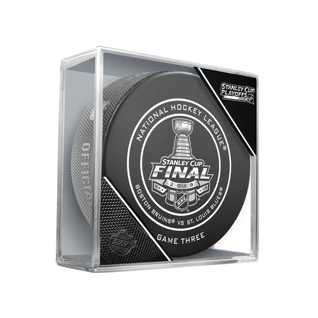 Unsigned 2019 Stanley Cup Final Game Three Official Game Puck