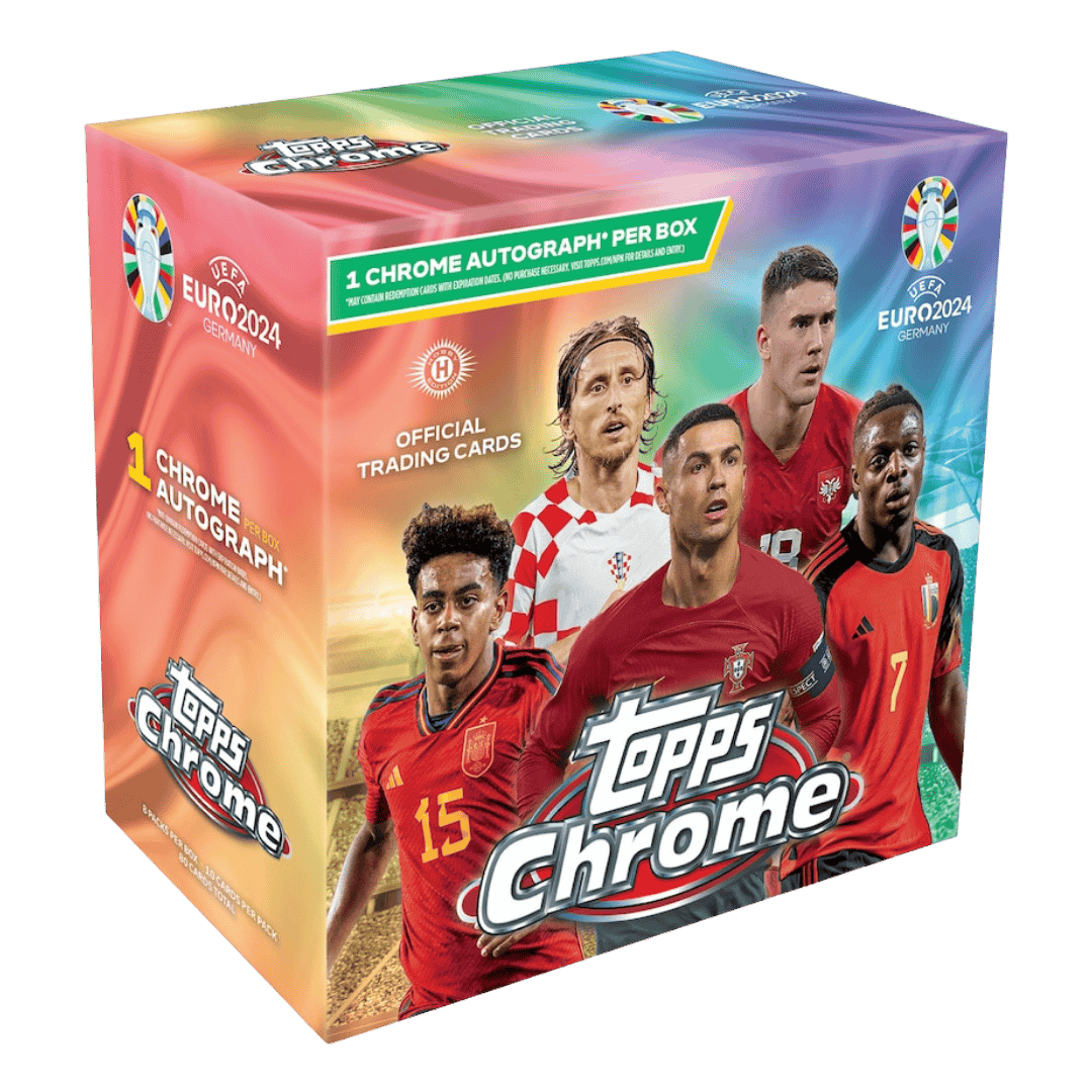 2023-24 Topps Chrome UEFA Euro Soccer Hobby Box