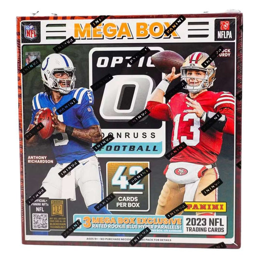 2023 Panini Donruss Optic Football Mega Box - Blue Hyper Parallels