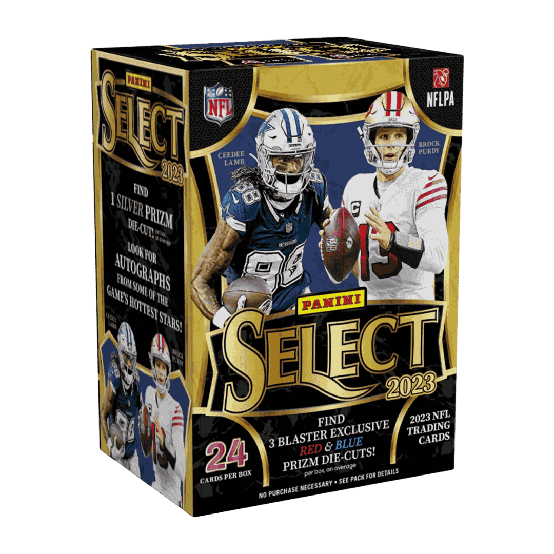 2023 Panini Select Football Blaster Box Red & Blue Prizms