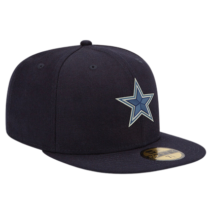 Dallas Cowboys Official Team Color Navy New Era 59FIFTY Fitted Hat