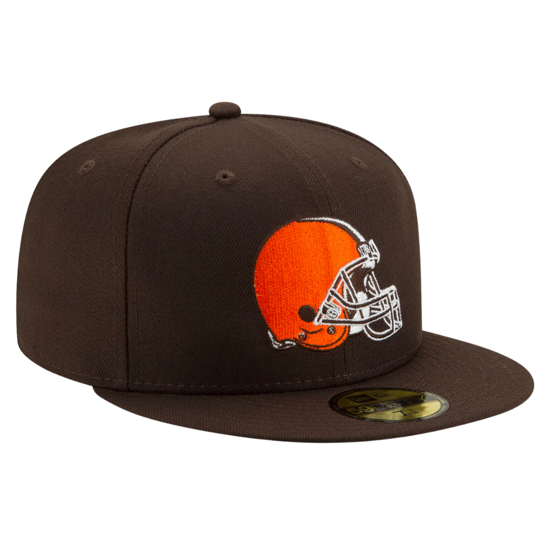 Cleveland Browns Helmet Logo New Era 59FIFTY Fitted Hat