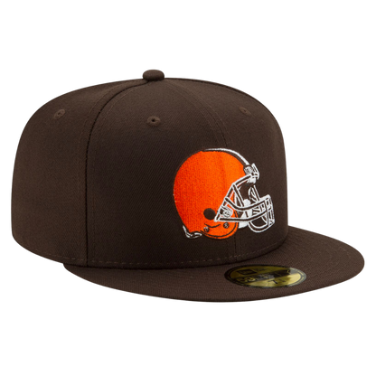 Cleveland Browns Helmet Logo New Era 59FIFTY Fitted Hat