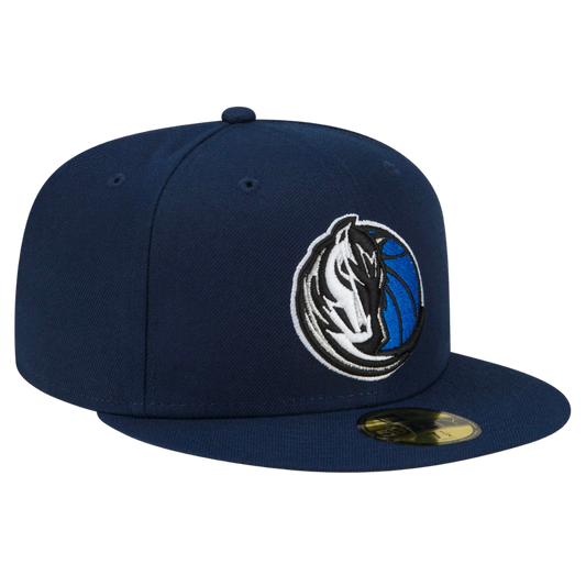 Dallas Mavericks Official Team Color Blue New Era 59FIFTY Fitted Hat