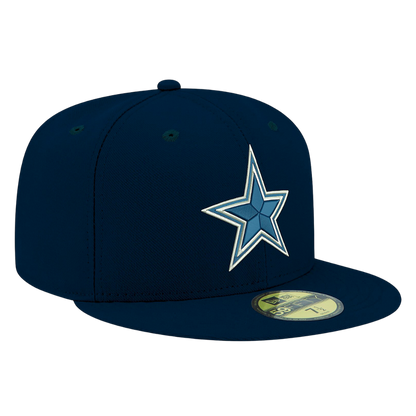 Dallas Cowboys Oceanside Blue New Era Navy 59FIFTY Fitted Hat