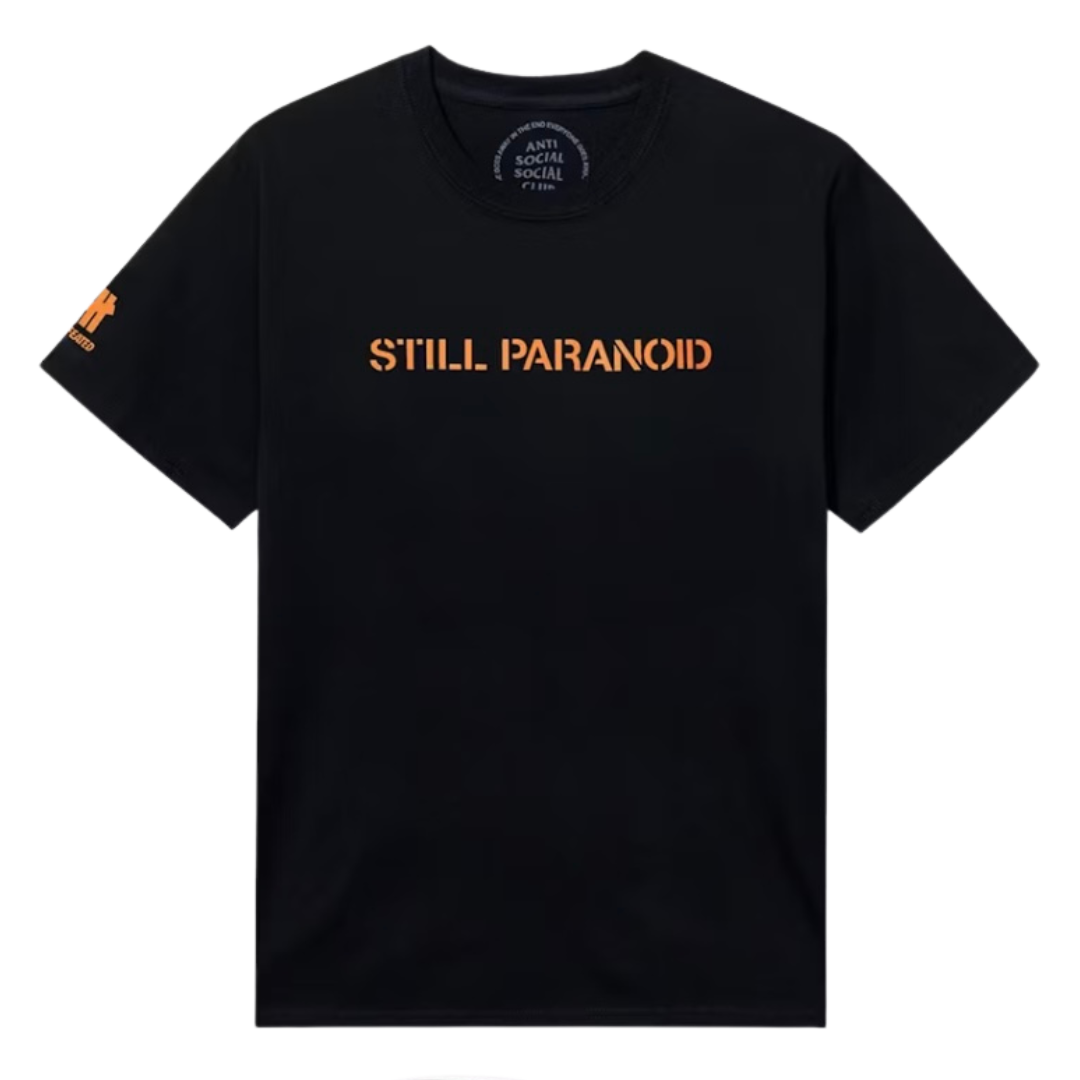 ASSC x Undefeated Still Paranoid Tee - Black