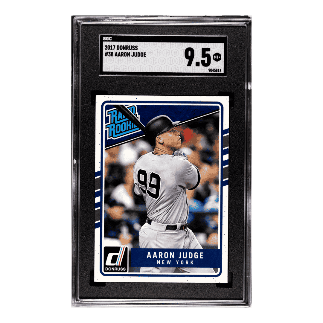 Aaron Judge SGC 9.5 2017 Donruss Rated Rookie RC Card #38