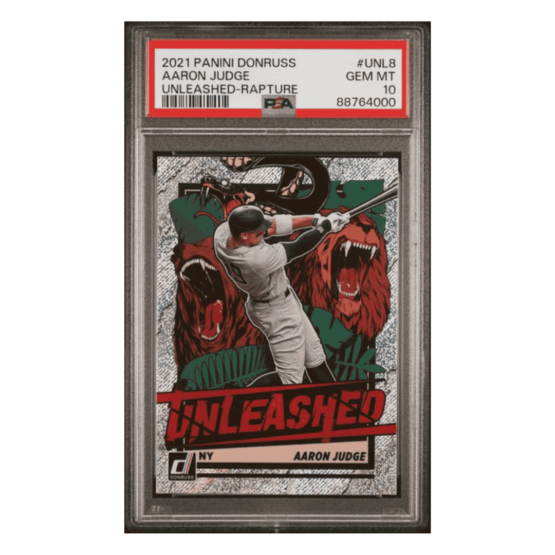 Aaron Judge PSA 10 2021 Panini Donruss Unleashed Rapture Card #UNL8