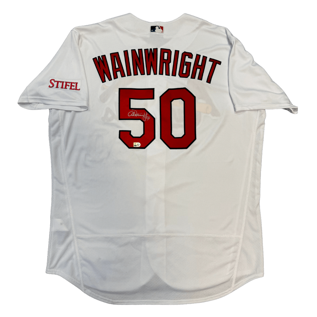 Adam Wainwright St Louis Cardinals Autographed Home Jersey - MLB COA