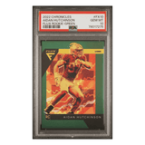 Aiden Hutchinson PSA 10 2022 Panini Chronicles Flux Rookie - Green #D /49 Card #FX10