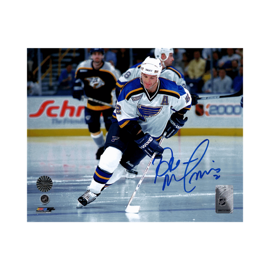 Al MacInnis St Louis Blues Autographed Skating 8x10 Photo - Fan Cave COA