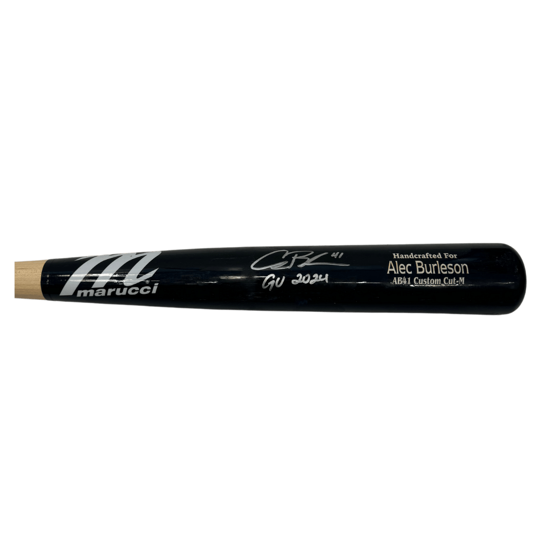 Alec Burleson St Louis Cardinals Autographed Game Used Marucci Bat w/ Inscription- JSA COA