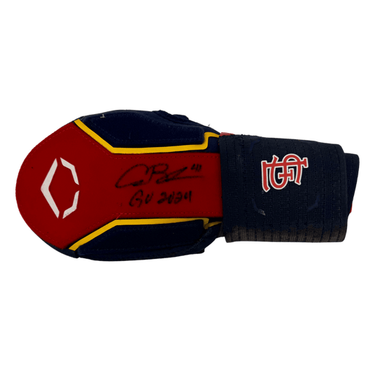 Alec Burleson St Louis Cardinals Autographed Game Used Sliding Mitt w/ "GU 2024" Inscription - JSA COA