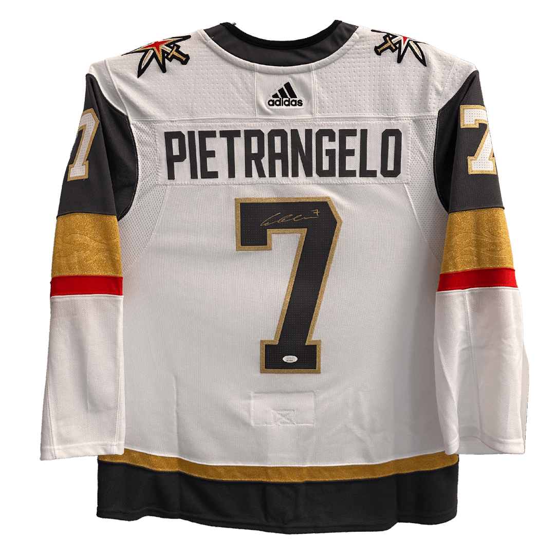 Alex Pietrangelo Vegas Golden Knights Autographed Adidas Away Jersey - JSA COA