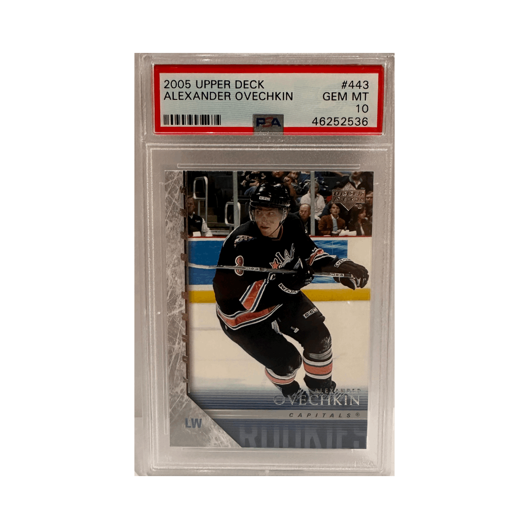 Alexander Ovechkin PSA 10 GEM MINT 2005 Upper Deck Young Guns Rookie Card (AO2)