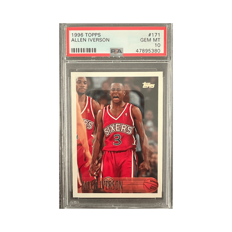 Allen Iverson PSA 10 1996 Topps #171