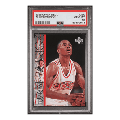 Allen Iverson PSA 10 1996 Upper Deck #350