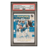 Amon-Ra St Brown PSA 10 2022 Panini Donruss Franchise Future Autograph Card #FFASB