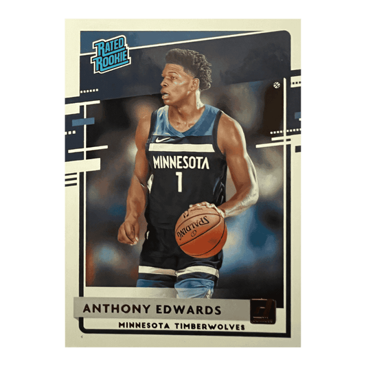 Anthony Edwards 2020 Donruss Rated Rookie #201