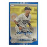 Anthony Volpe 2022 Topps Pro Debut Blue Autograph #D Card 117/150