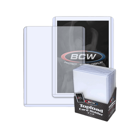 BCW Topload Trading Card 3X4 Holder - Standard - 25 Pack