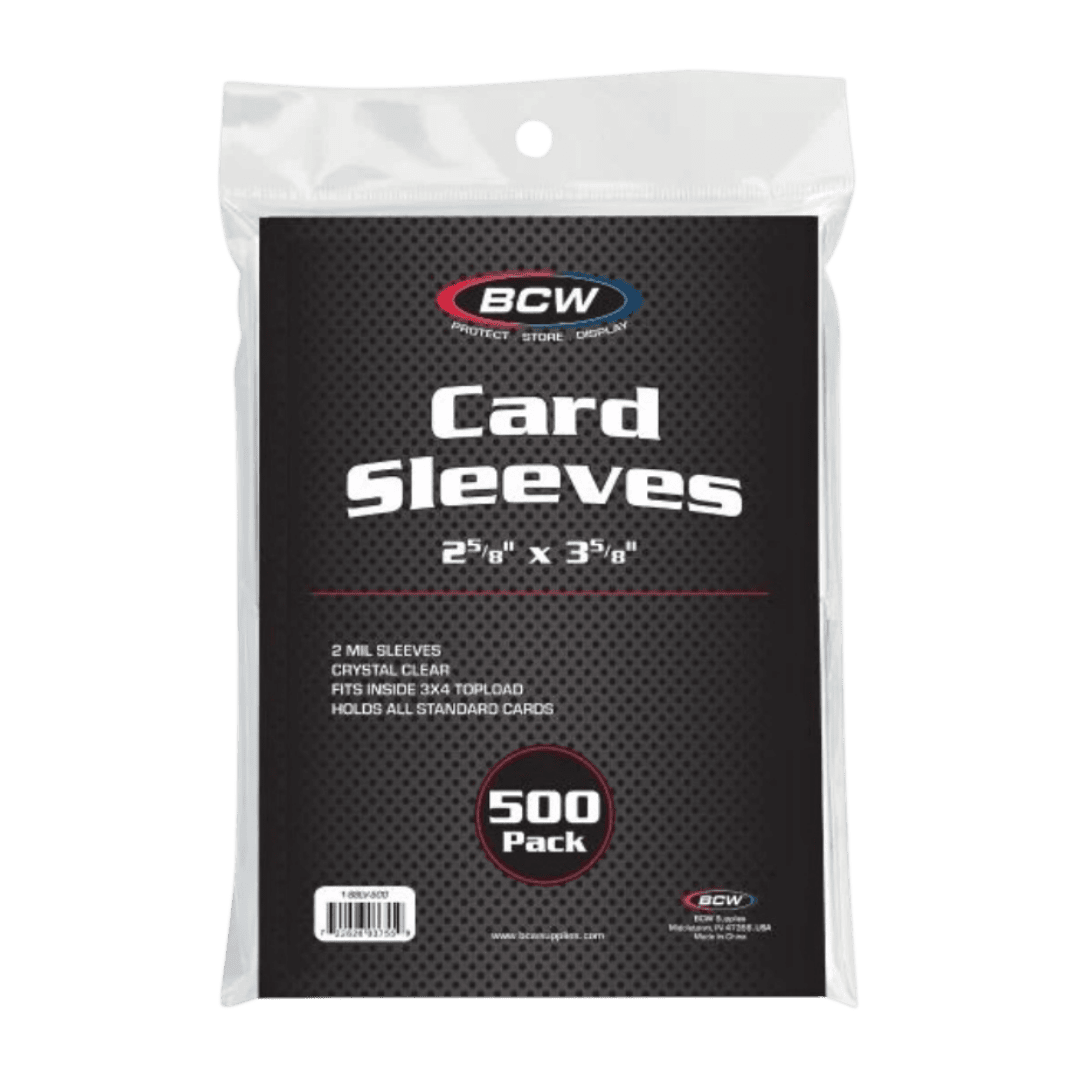 BCW Standard Card Sleeves - 500 Count Pack