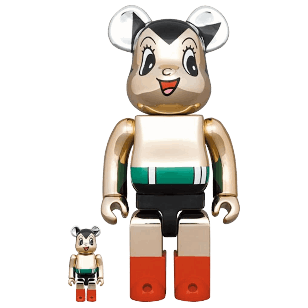 Bearbrick "Astro Boy Chrome Version" 100% & 400%