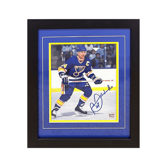 Bernie Federko St Louis Blues Autographed Framed 8x10 - Fan Cave COA