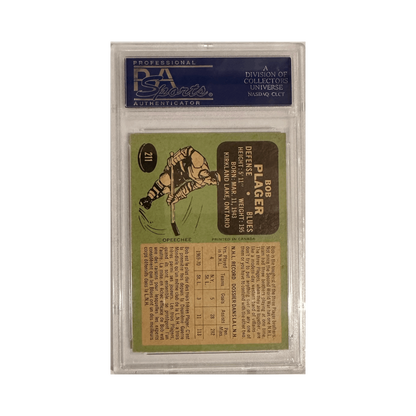 Bob Plager PSA 9 MINT 1970 O-Pee-Chee Card