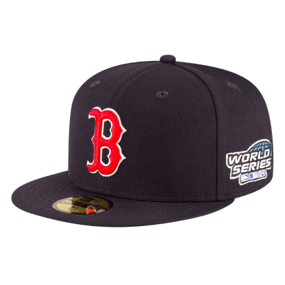 Boston Red Sox 2004 World Series Patch New Era Navy 59FIFTY Fitted Hat