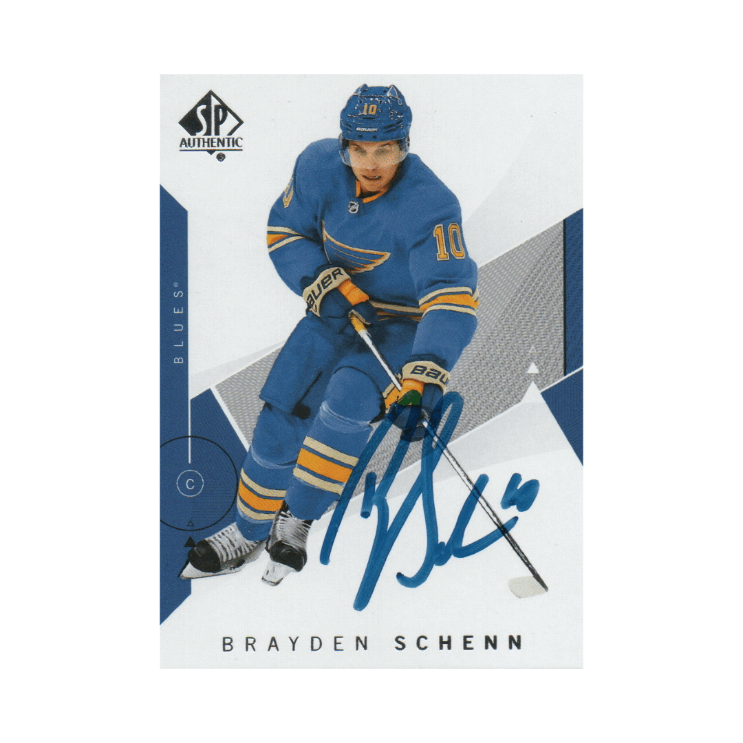 Brayden Schenn Autographed 2018-19 SP Authentic Hockey Card