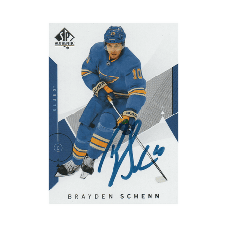 Brayden Schenn Autographed 2018-19 SP Authentic Hockey Card