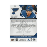 Brayden Schenn Autographed 2018-19 SP Authentic Hockey Card