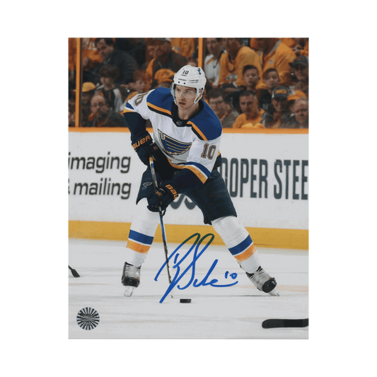 Brayden Schenn St Louis Blues Autographed Away 8x10 Photo - Fan Cave COA