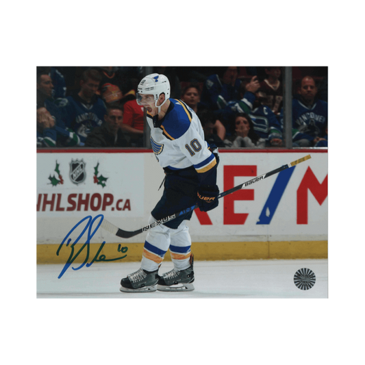 Brayden Schenn St Louis Blues Autographed Scream 8x10 Photo - Fan Cave COA