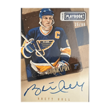 Brett Hull 2013-2014 Panini Playbook Autographed 25/99