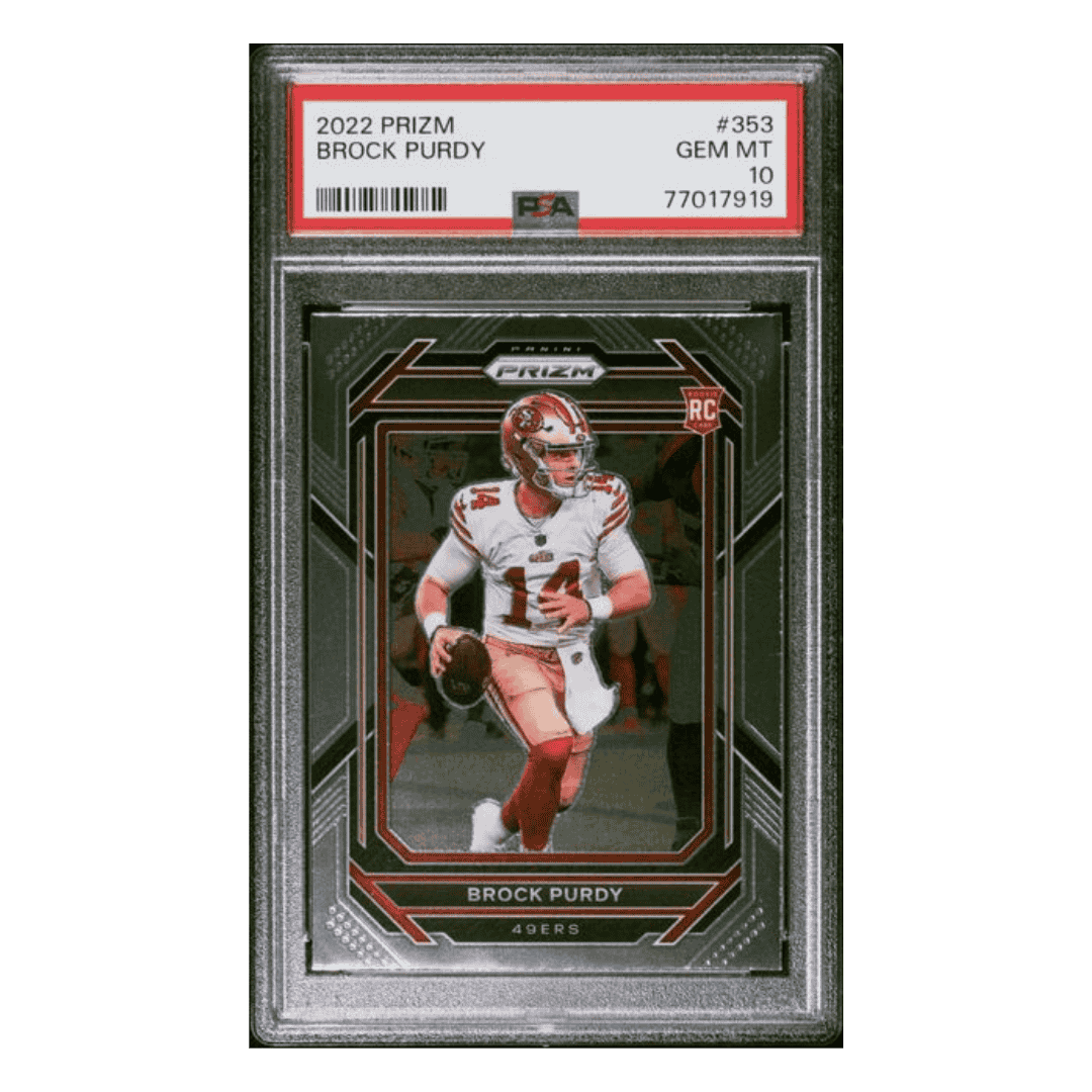 Brock Purdy PSA 10 2022 Panini Prizm Rookie RC Card #353