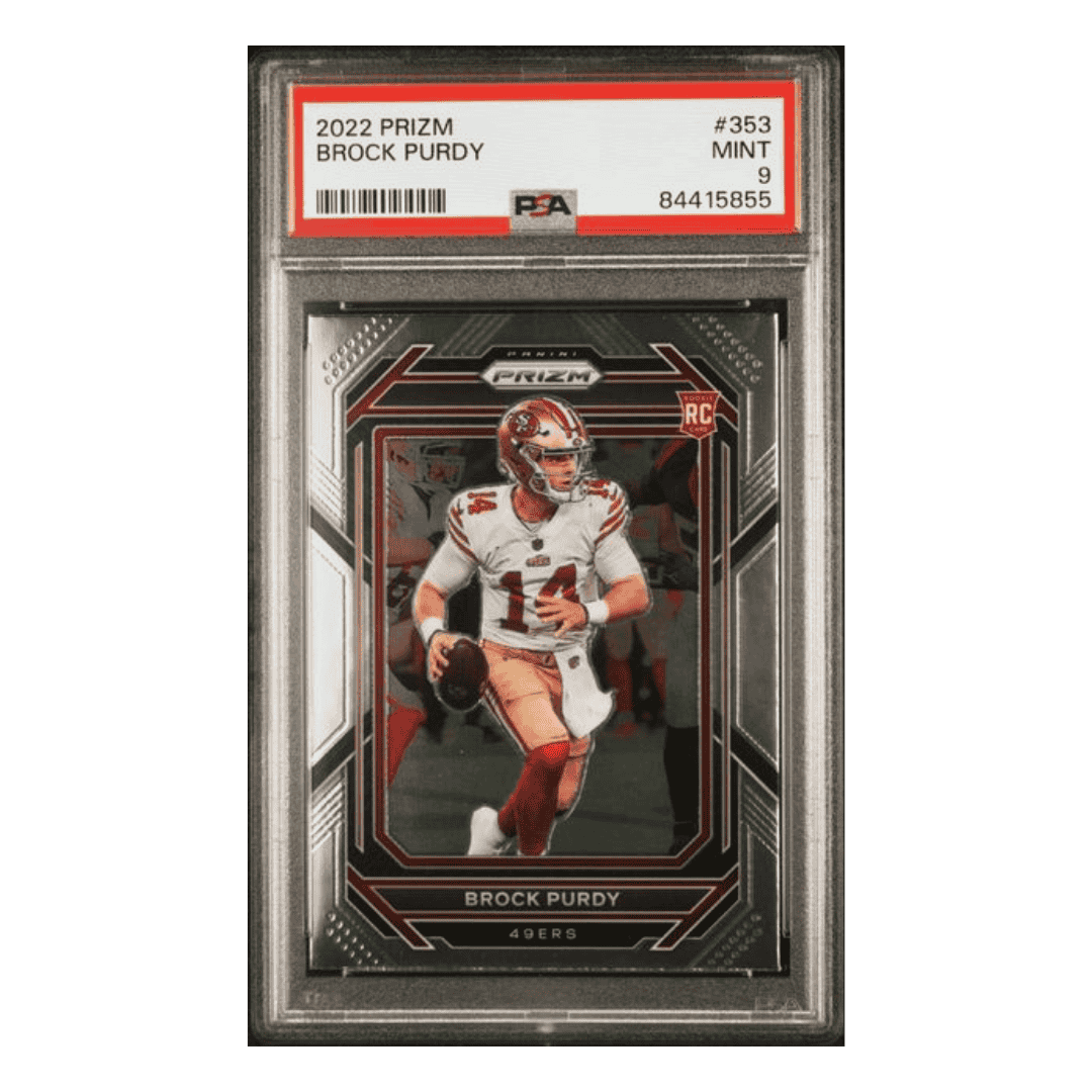 Brock Purdy PSA 9 2022 Panini Prizm Rookie RC Card #353