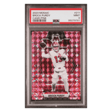 Brock Purdy PSA 9 2023 Panini Mosaic - Camo Pink Prizm Card #211