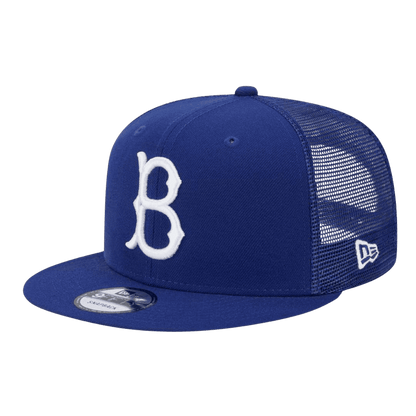 Brooklyn Dodgers Trucker Meshback New Era Royal 9FIFTY Adjustable Snapback Hat