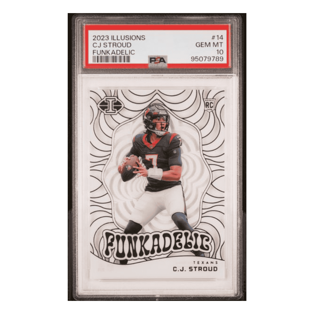 C.J. Stroud PSA 10 2023 Panini Illusions Funkadelic Rookie RC Card #14