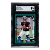 C.J. Stroud SGC 9 2023 Donruss Green Press Proof Rated Rookie Card #339