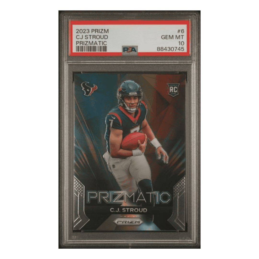 CJ Stroud PSA 10 2023 Panini Prizm Prizmatic Rookie RC Card #6