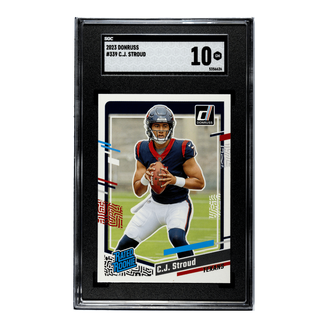 C.J. Stroud SGC 10 GEM 2023 Donruss Rated Rookie #339