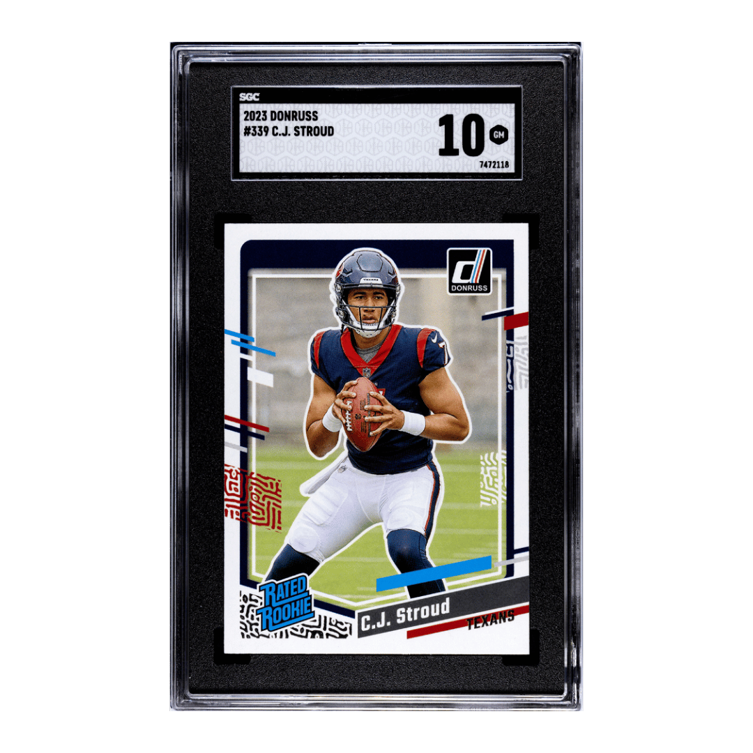 C.J. Stroud SGC 10 GEM 2023 Donruss Rated Rookie #339